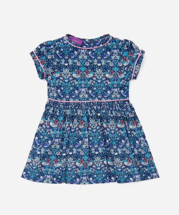 Liberty - Strawberry Thief Short Sleeved Dress 3-24 Months image number 0