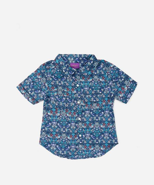 Liberty - Strawberry Thief Short Sleeved Shirt 3-24 Months image number 0