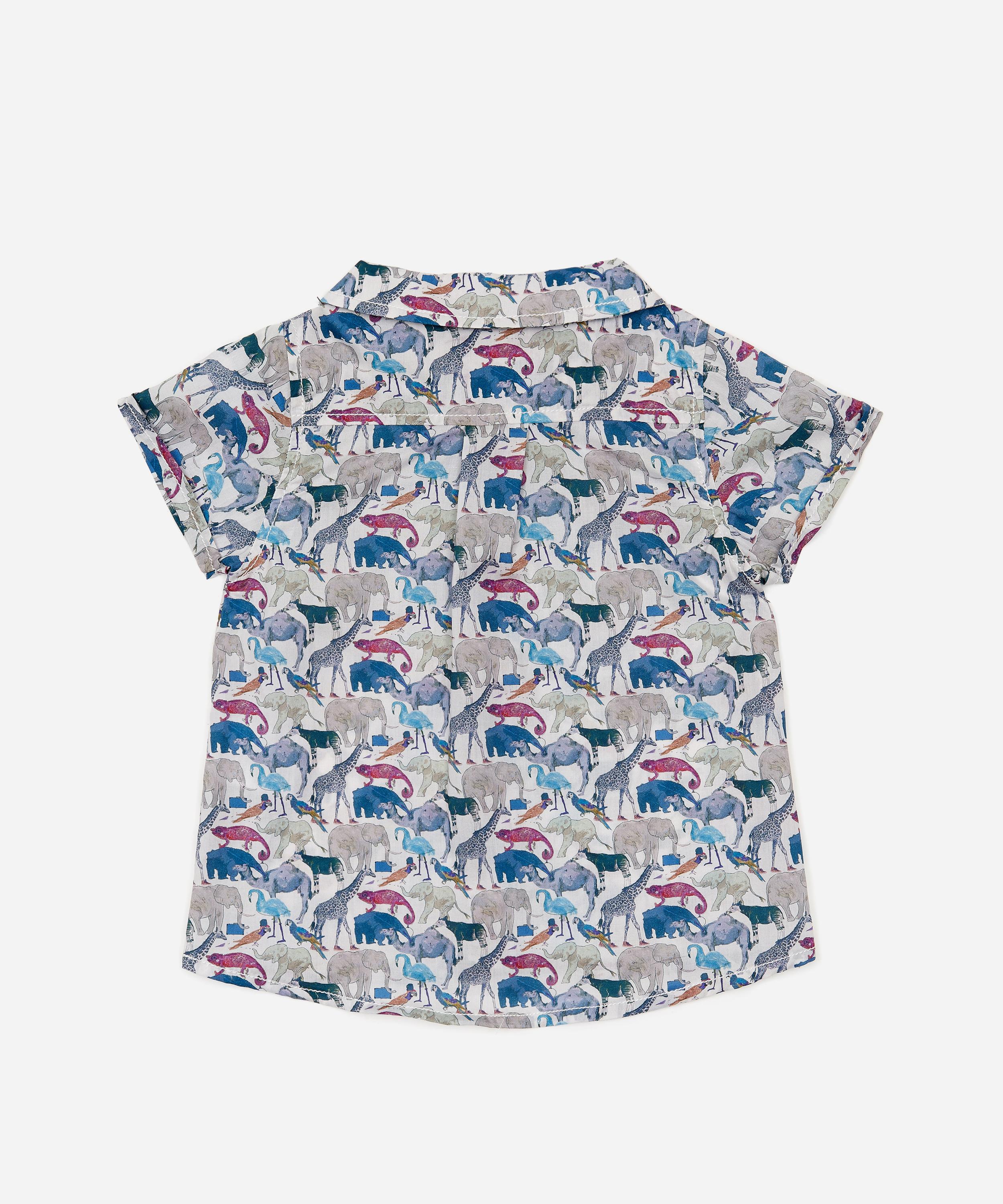 Liberty - Queue For The Zoo Short Sleeved Shirt 3-24 Months image number 1