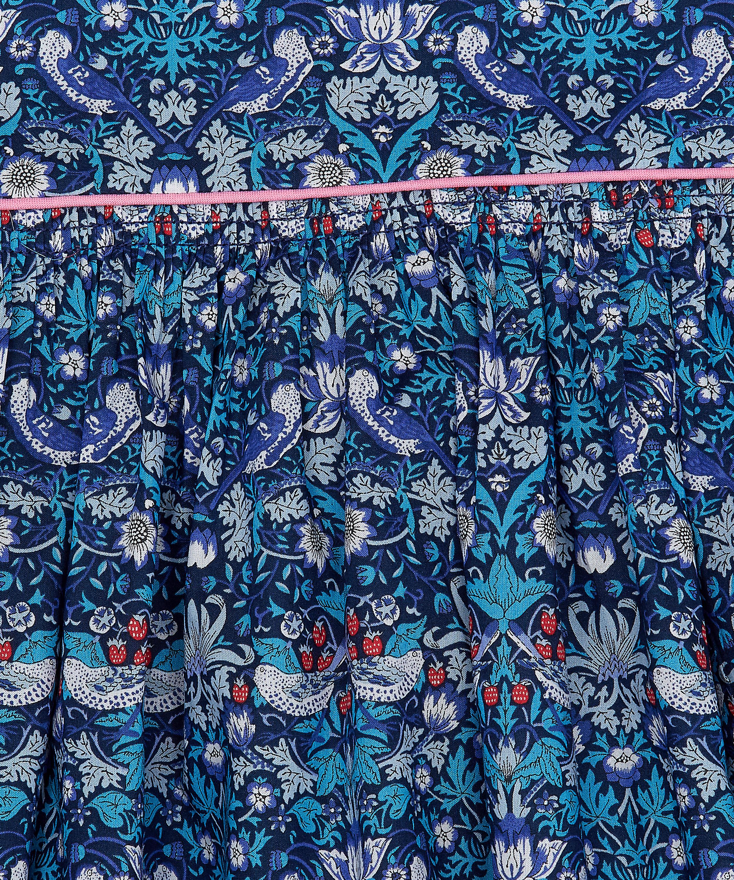 Liberty - Strawberry Thief Short Sleeved Dress 2-10 Years image number 2