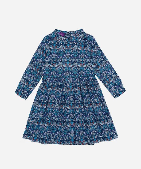 Liberty - Strawberry Thief Long Sleeved Dress 2-10 Years image number 0