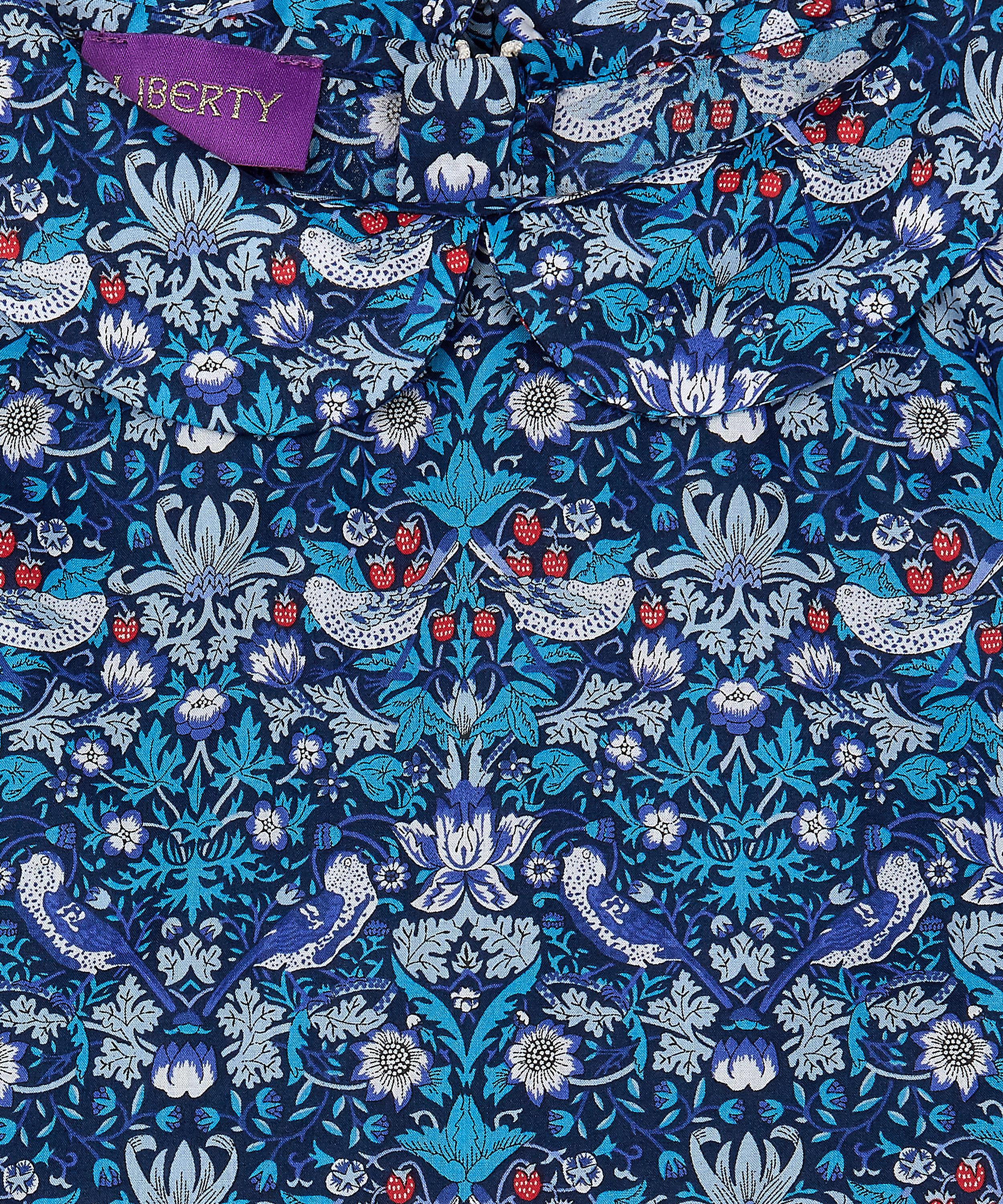 Liberty - Strawberry Thief Long Sleeved Dress 2-10 Years image number 2