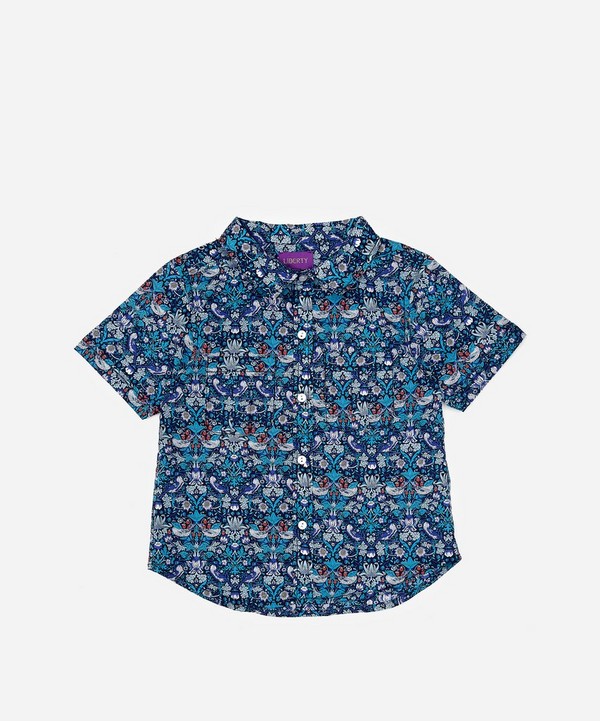 Liberty - Strawberry Thief Short Sleeved Shirt 2-10 Years image number null
