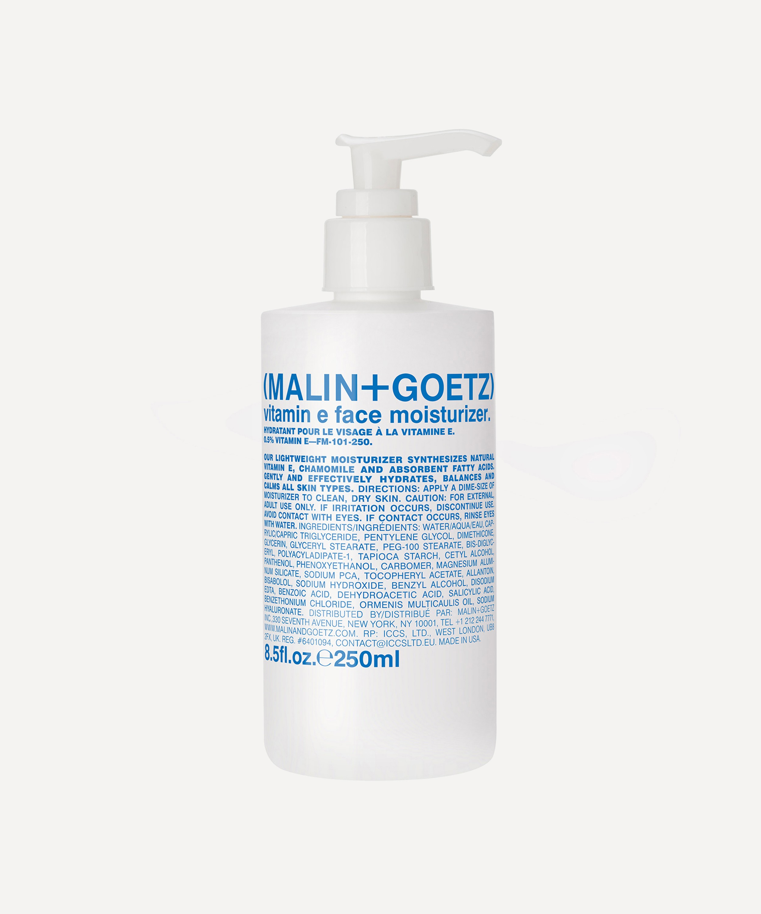 MALIN+GOETZ - Vitamin E Face Moisturiser 250ml image number 0