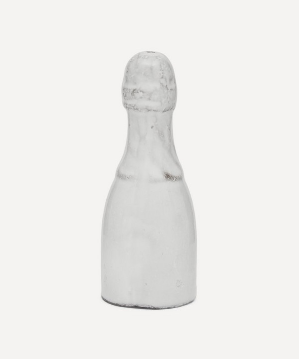 Astier de Villatte - Champagne Bottle Glazed Terracotta Incense Holder image number null