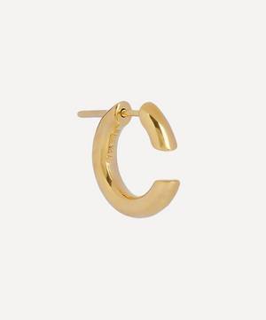 Gold-Plated Disrupted 14 Single Earring