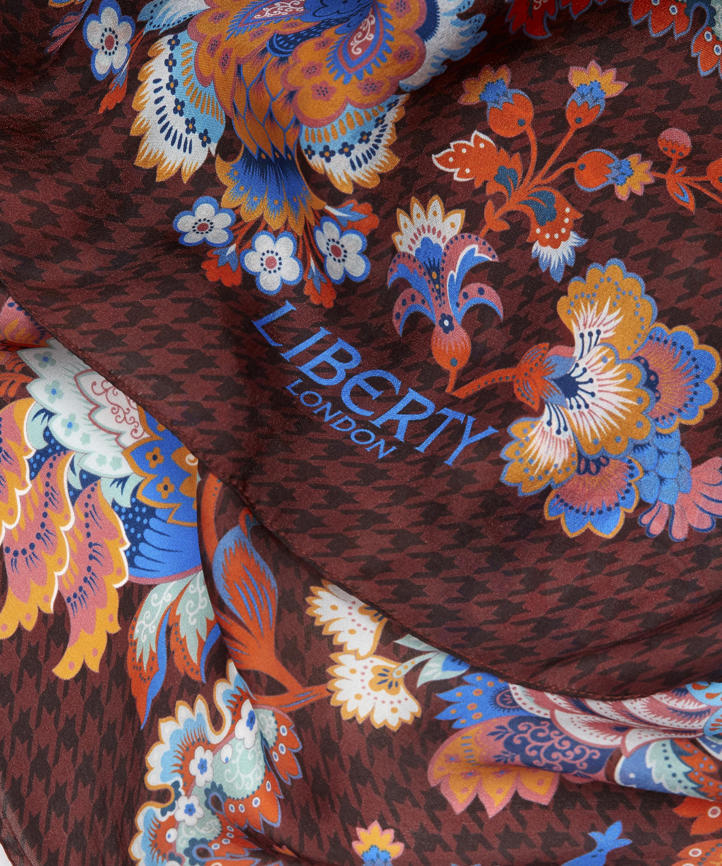 Liberty - Madelaine 140 x 140 Houndstooth Scarf image number 2