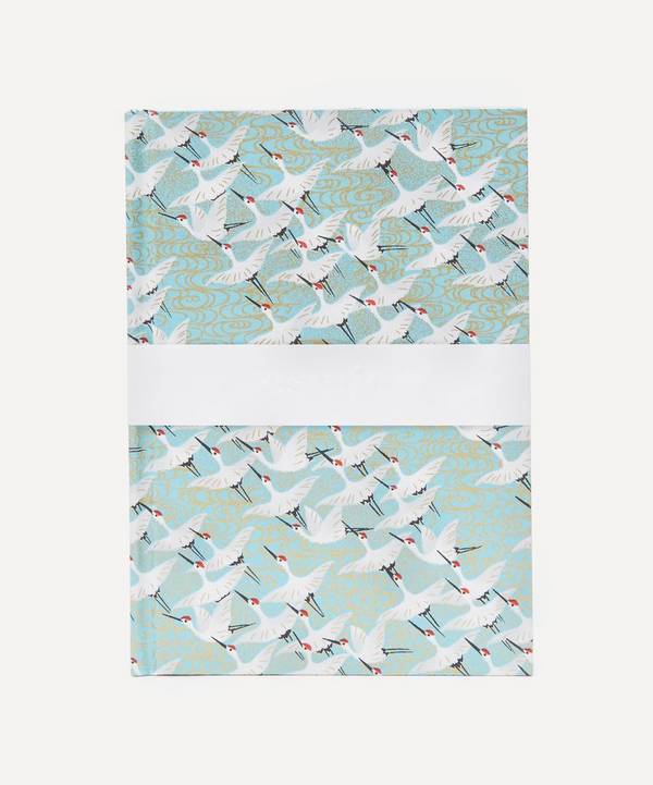 Esmie - White Cranes Medium Notebook image number 0