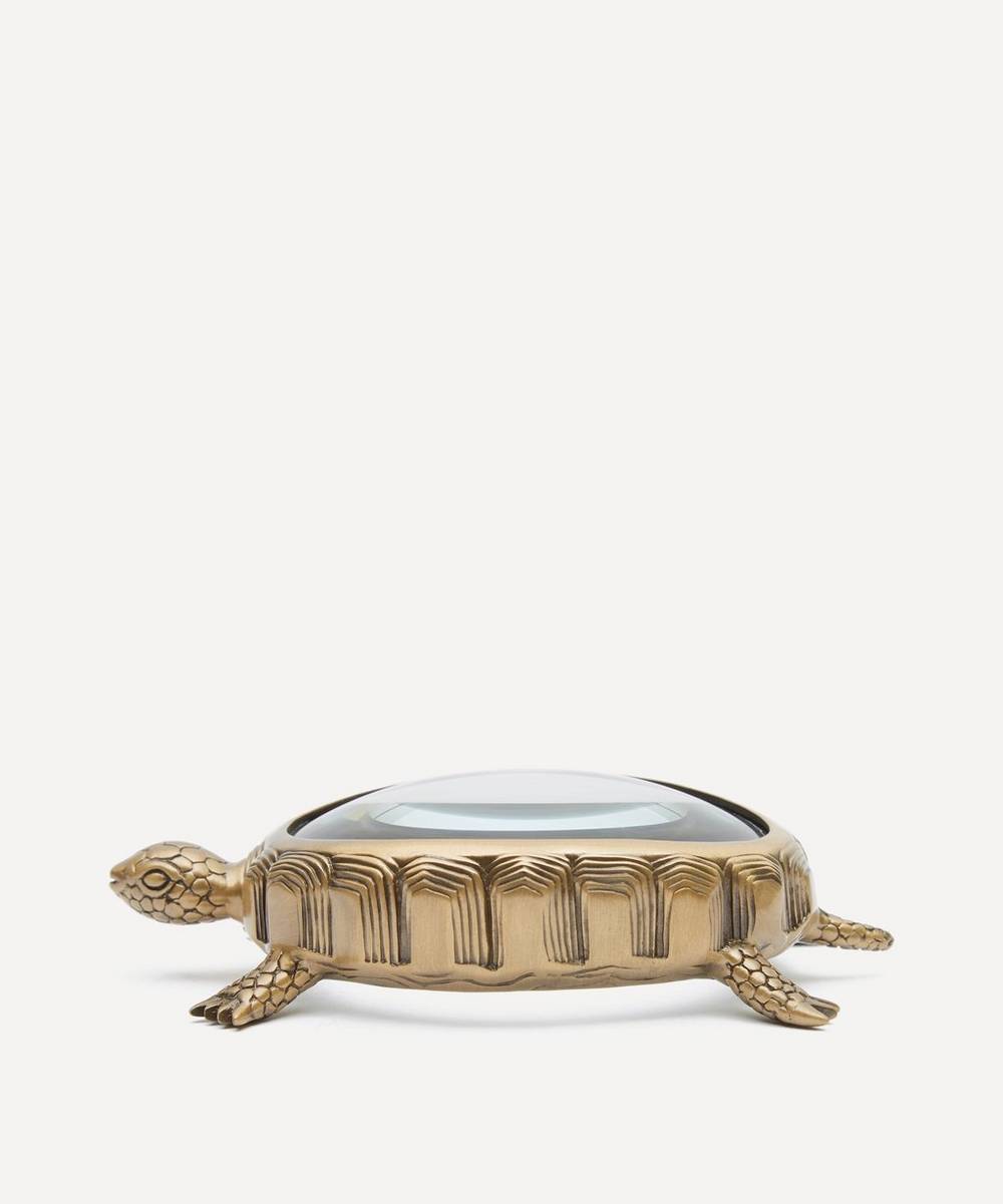 L'Objet - Gold-Plated Turtle Magnifying Glass