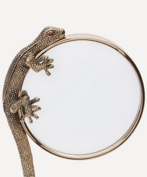 L'Objet - Gold-Plated Gecko Magnifying Glass image number 2