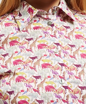 Liberty - Queue For The Zoo Tana Lawn™ Cotton Bryony Shirt image number 3