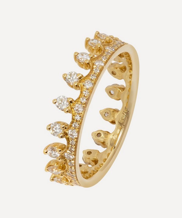 Annoushka - 18ct Gold Crown Diamond Ring image number null