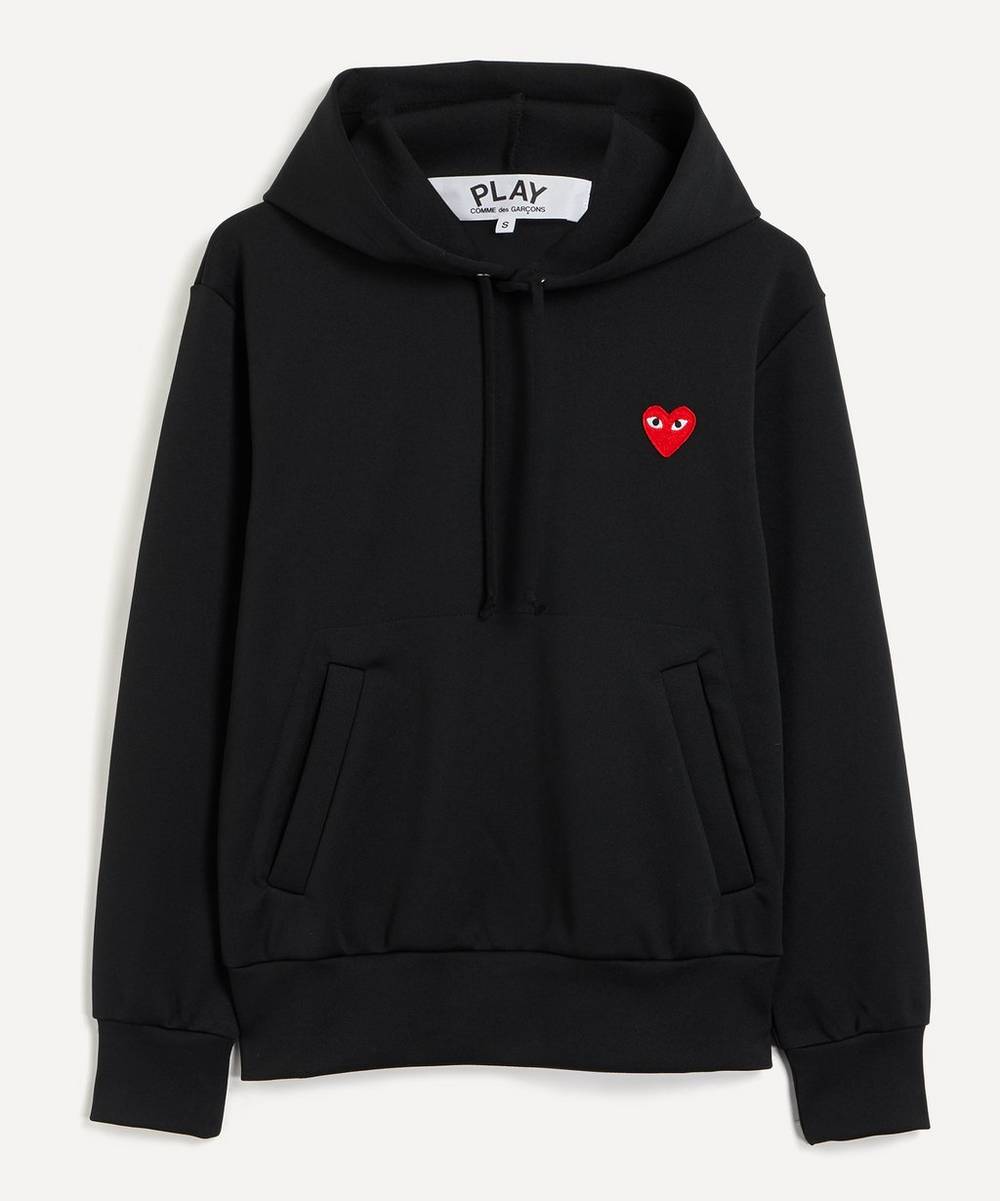 Comme des Garçons Play - Heart Logo Patch Hooded Sweatshirt