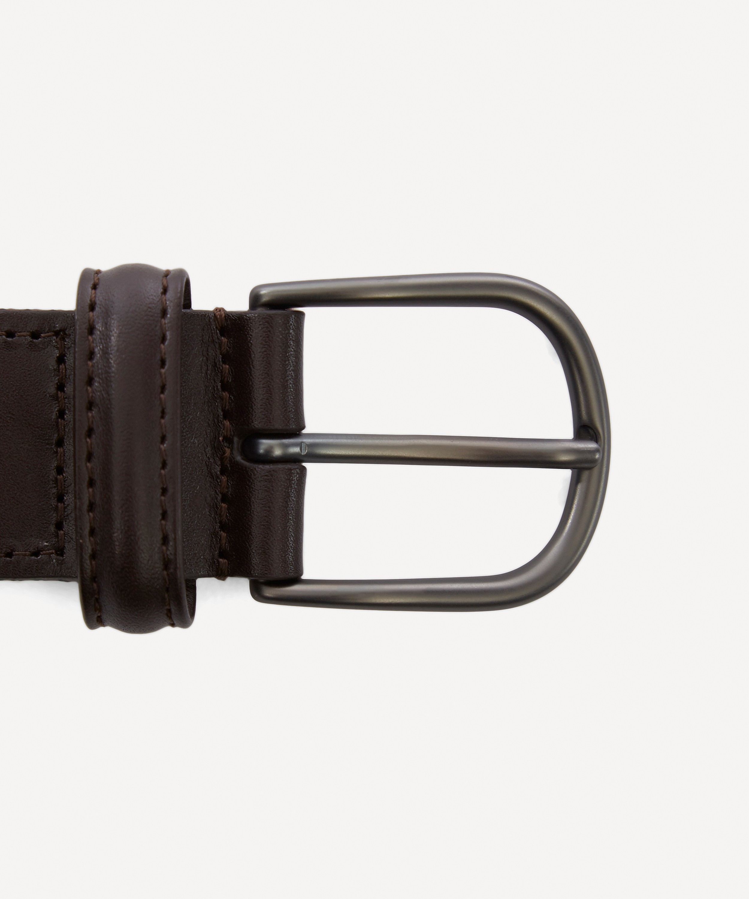 Anderson's - Plain Leather Woven Belt image number 1