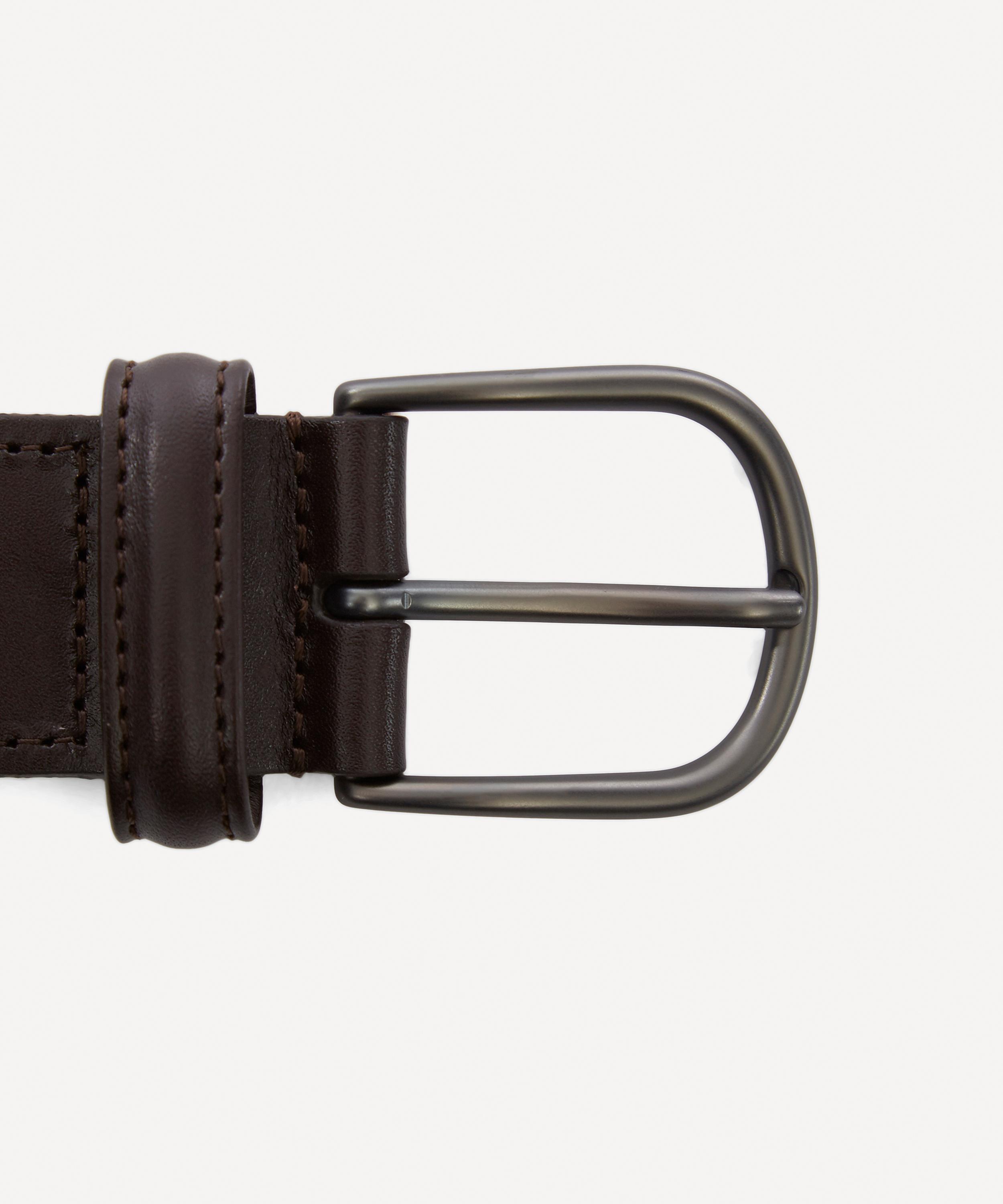 Anderson's Plain Leather Woven Belt