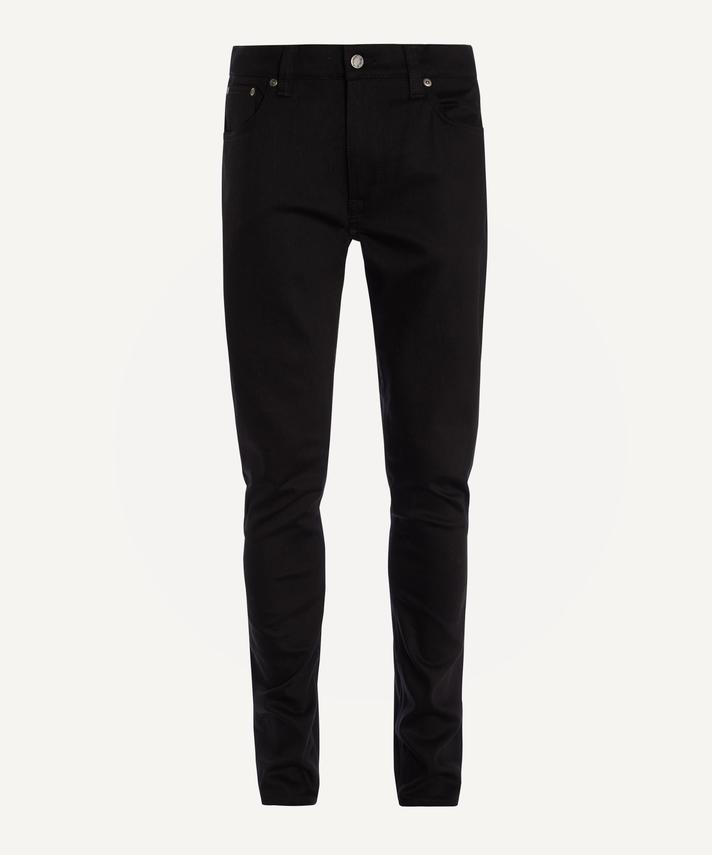 Nudie Jeans - Lean Dean Dry Ever Black Jeans image number 0