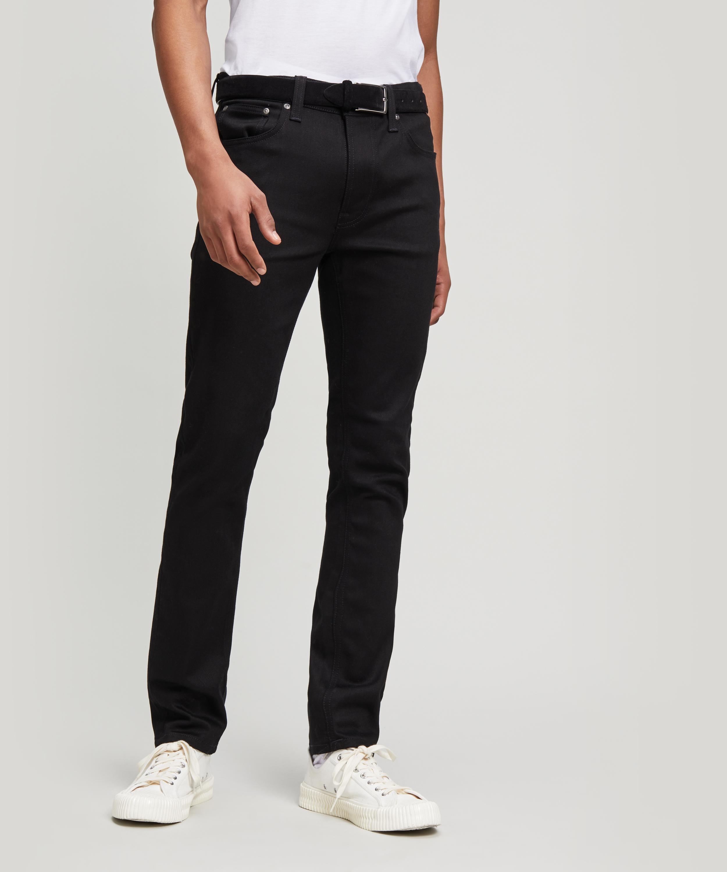 Nudie Jeans - Lean Dean Dry Ever Black Jeans image number 1