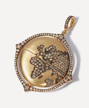 Annoushka - 18ct Gold Mythology Diamond Globe Pendant image number 0