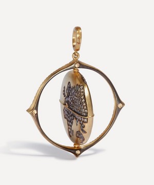 Annoushka - 18ct Gold Mythology Diamond Globe Pendant image number 2