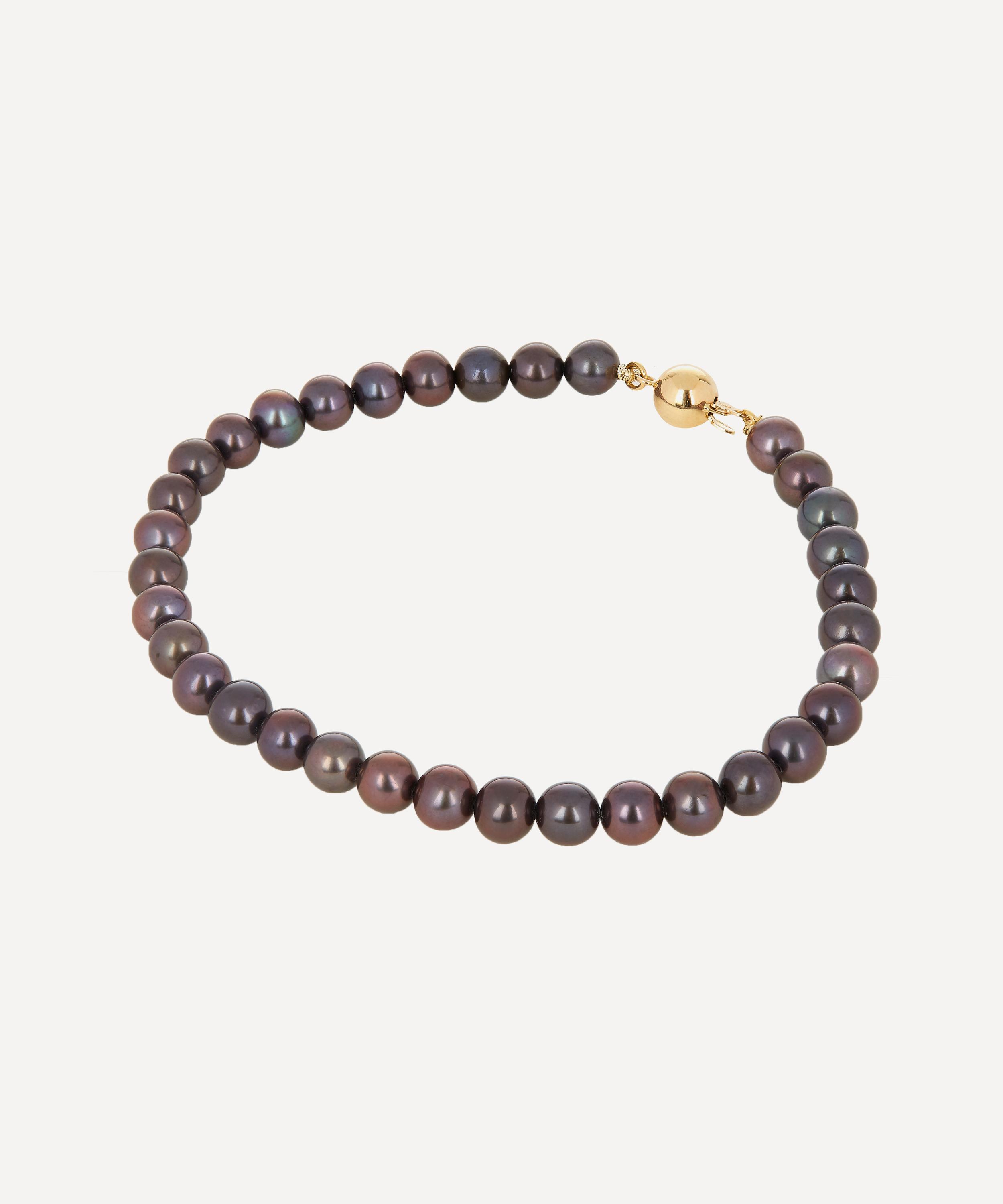 Kojis - Black Freshwater Pearl Bracelet image number 2