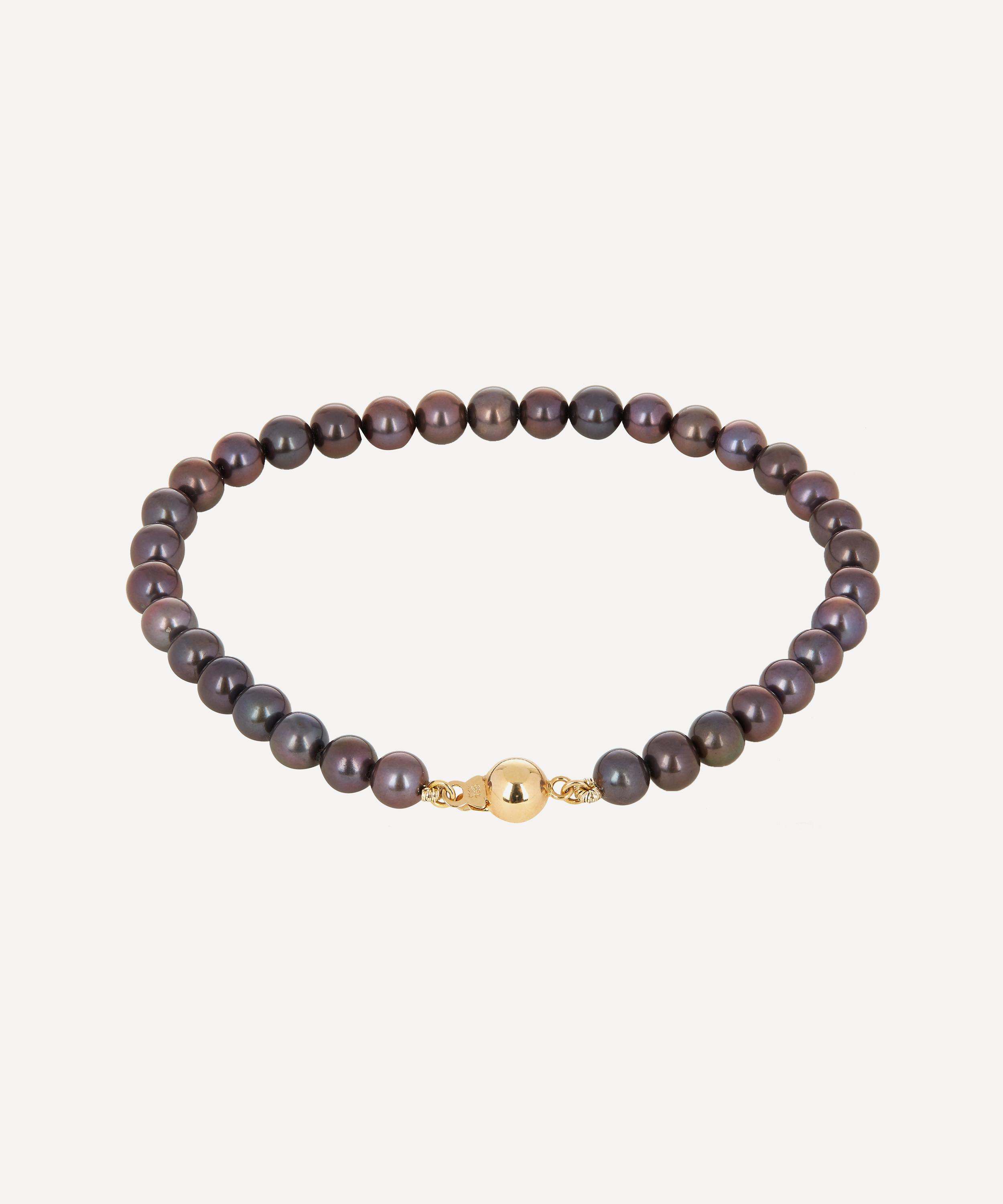 Kojis - Black Freshwater Pearl Bracelet image number 3