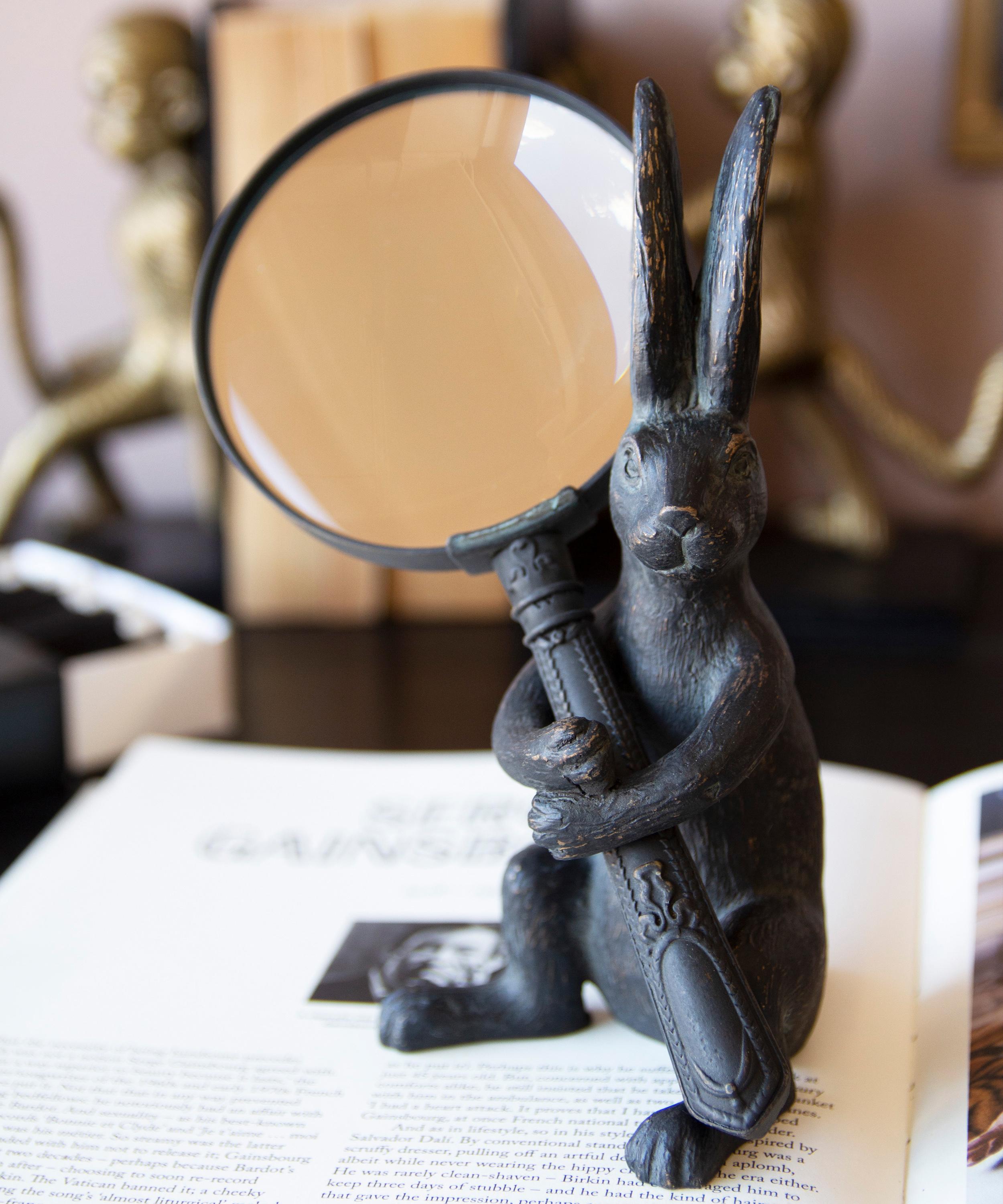 Rockett St George - Iron Wonderland Rabbit Magnifying Glass image number 1