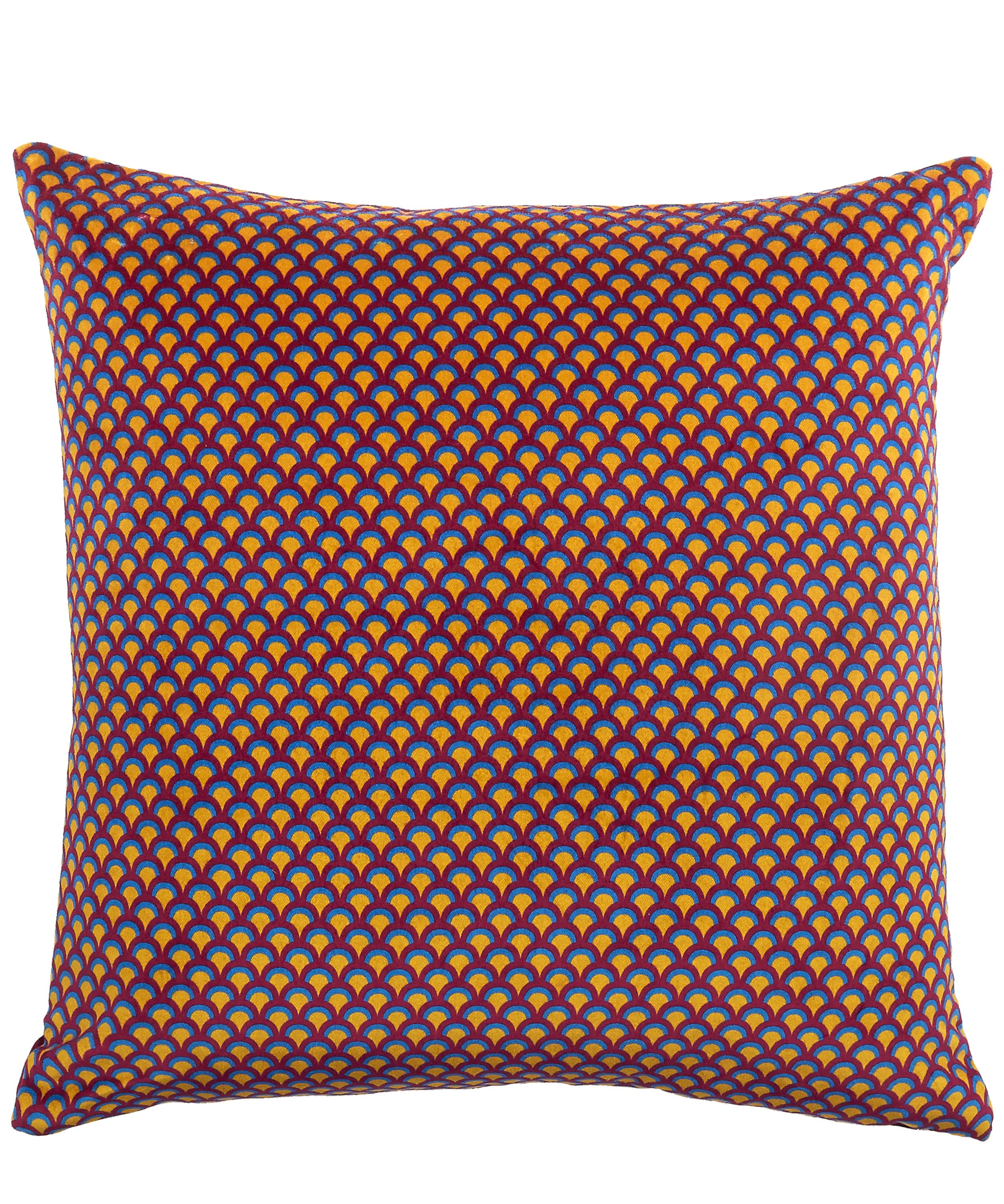 Liberty - Peacock Garden Velvet Cushion image number 2