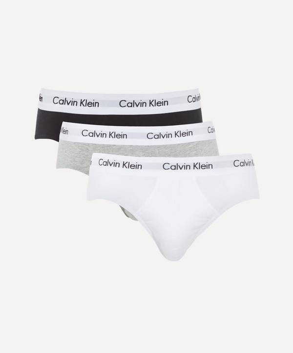 Calvin Klein - Pack of Three Tricolour Hipster Briefs image number 0