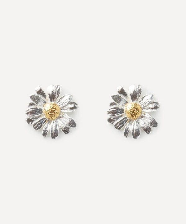 Alex Monroe - Mix Metal Classic Daisy Stud Earrings image number null
