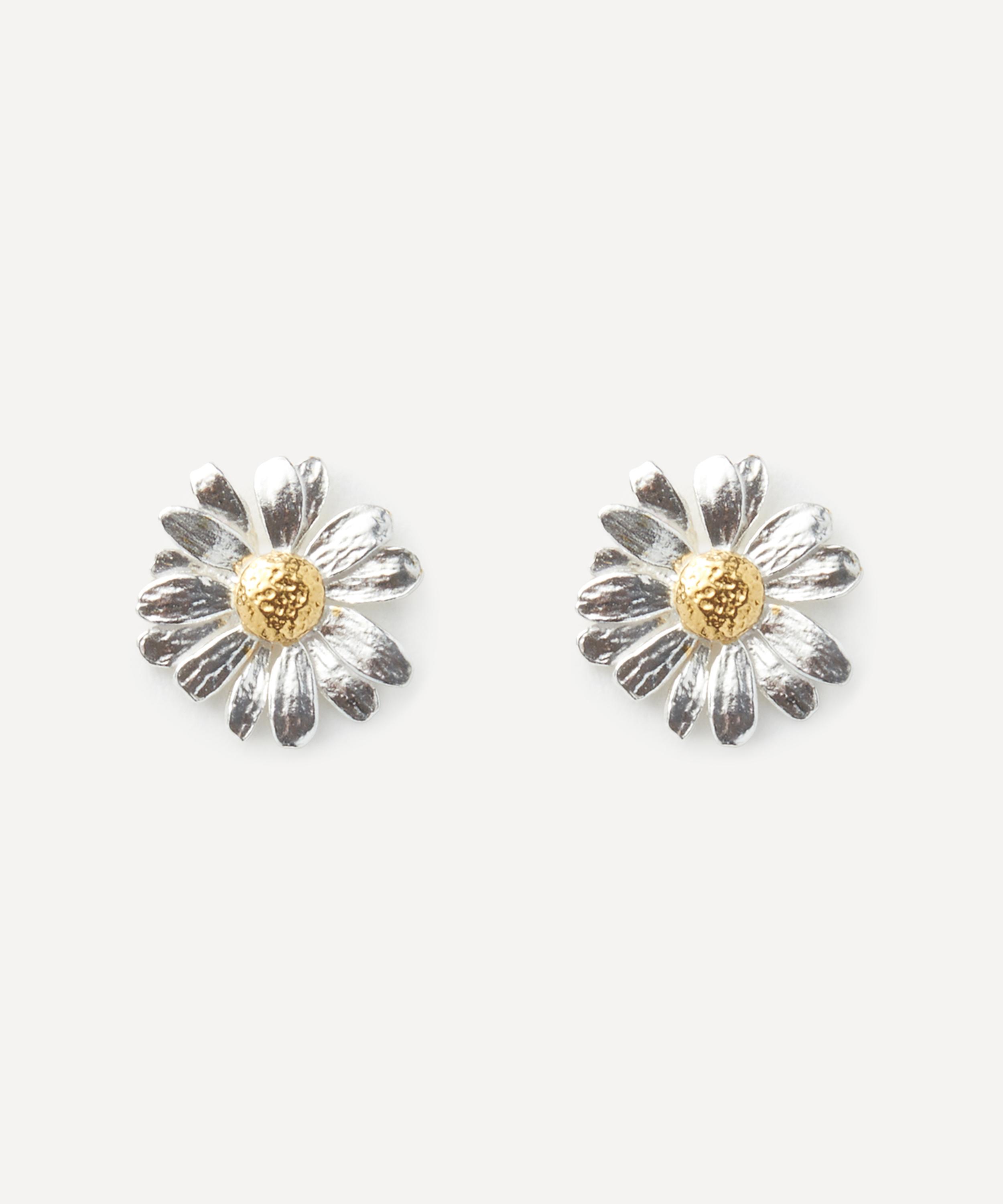 Alex Monroe - Mix Metal Classic Daisy Stud Earrings