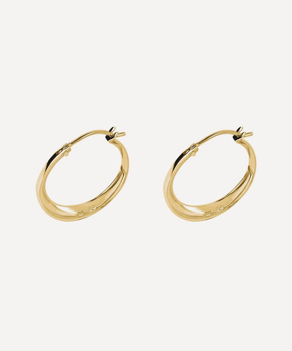 Dinny Hall - 22ct Gold Plated Vermeil Silver Signature Small Hoop Earrings