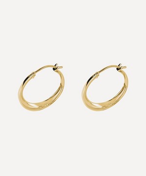 Dinny Hall - 22ct Gold Plated Vermeil Silver Signature Small Hoop Earrings image number 0