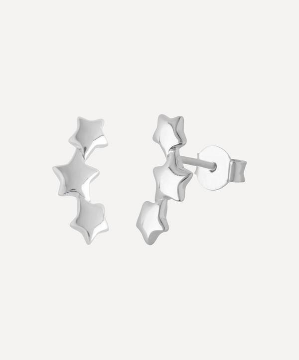 Dinny Hall - Silver Bijou Triple Star Earrings image number null