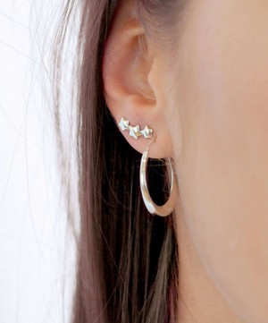 Dinny Hall - Silver Bijou Triple Star Earrings image number 1