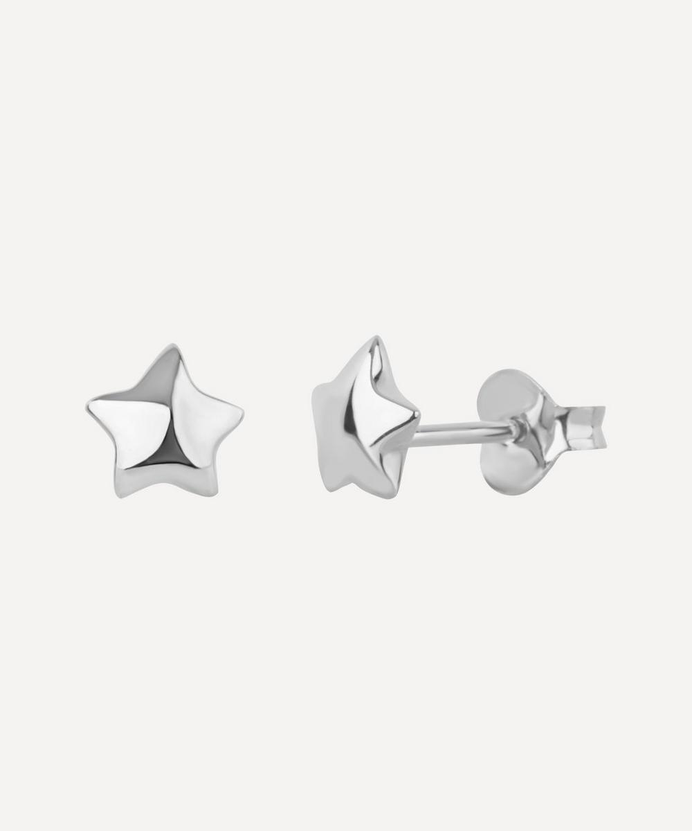 Dinny Hall Bijou Star Stud Earrings In Silver