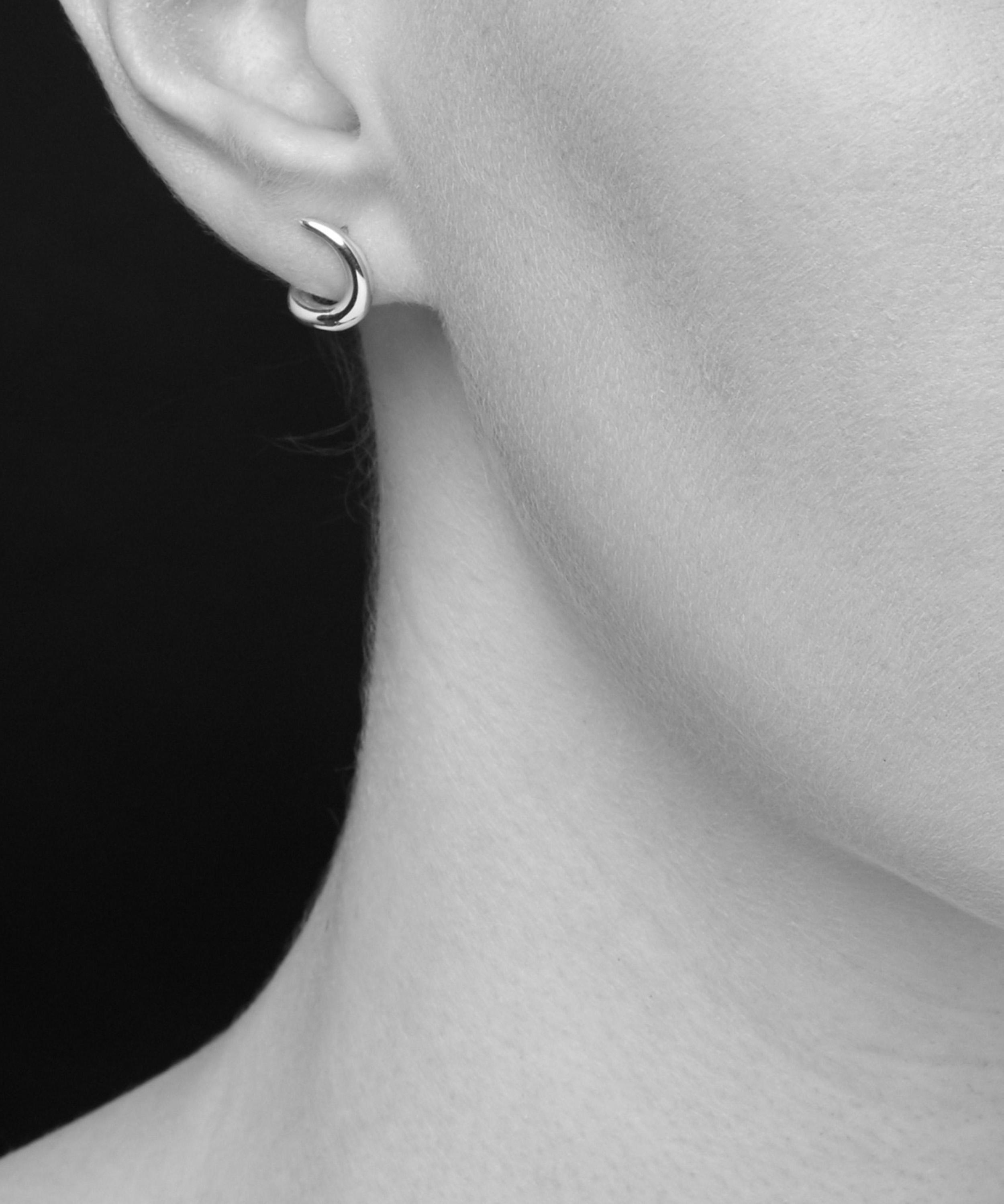 Dinny Hall - Silver Toro Small Twist Stud Earrings image number 1