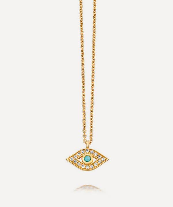 Astley Clarke - Biography Mini Evil Eye Pendant Necklace image number 0