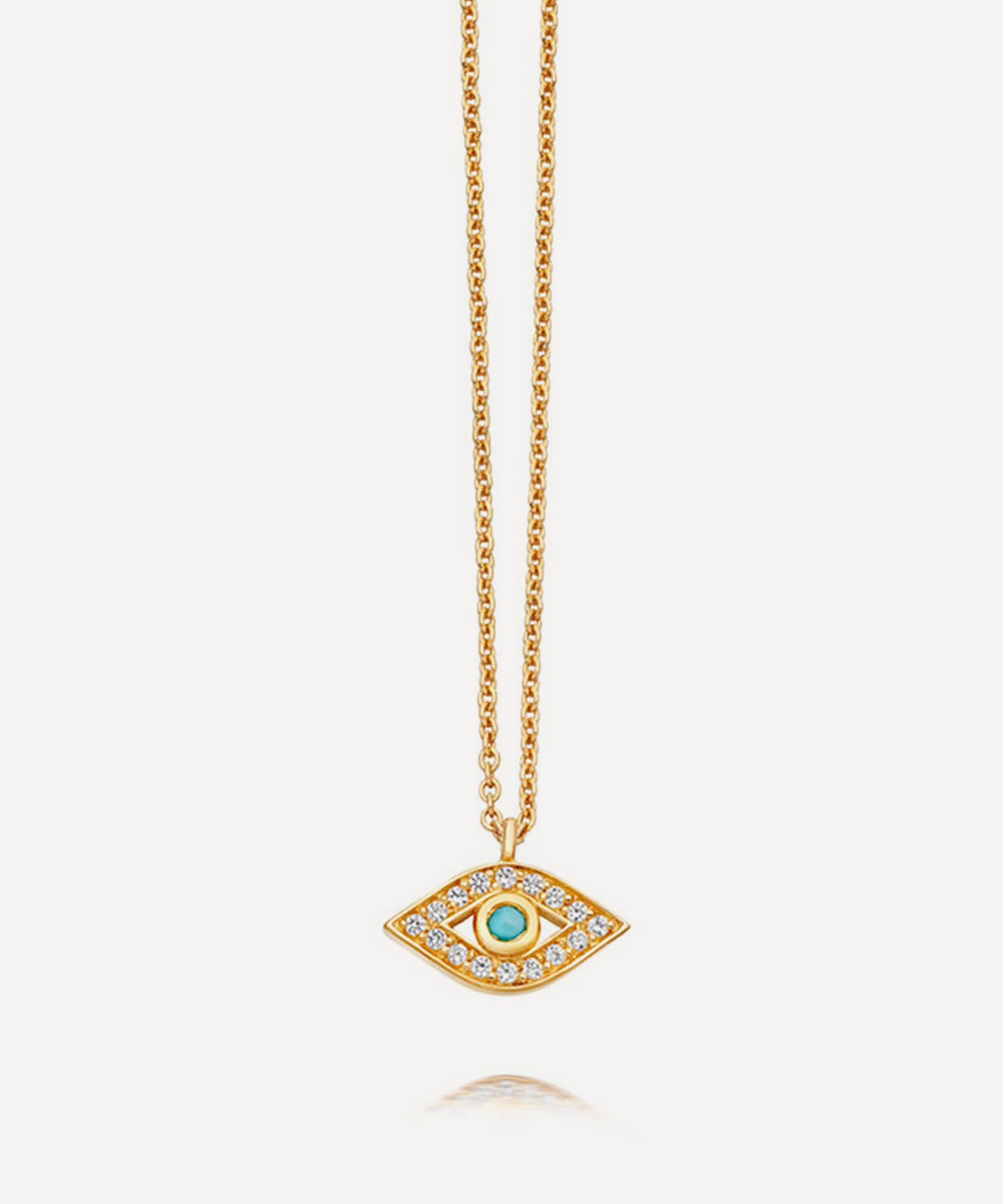 Astley Clarke Biography Mini Evil Eye Pendant Necklace Liberty