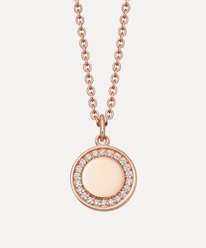 Cosmos White Sapphire Pendant Necklace