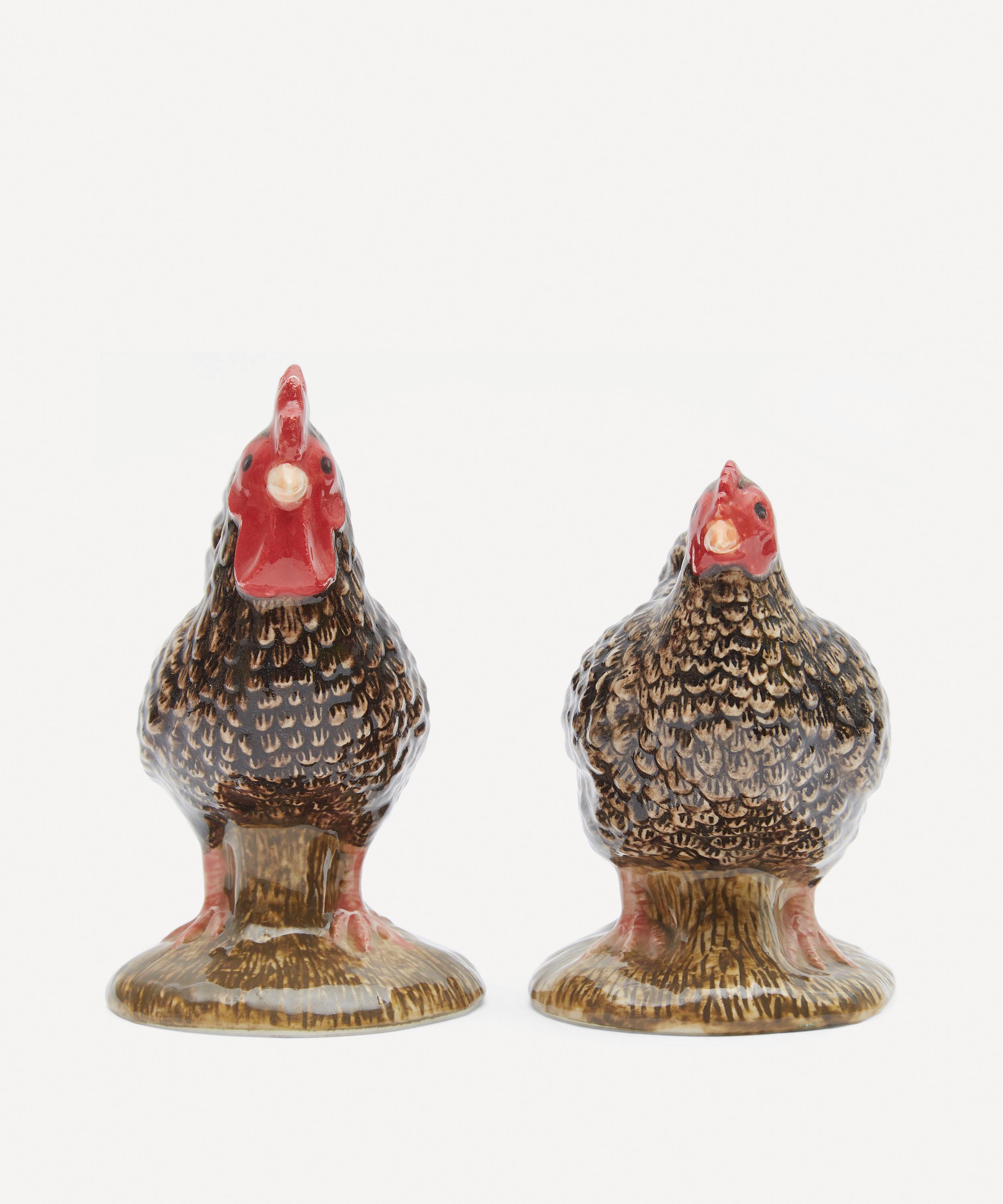 Quail - Maran Hen and Cockerel Salt and Pepper Shakers image number 0