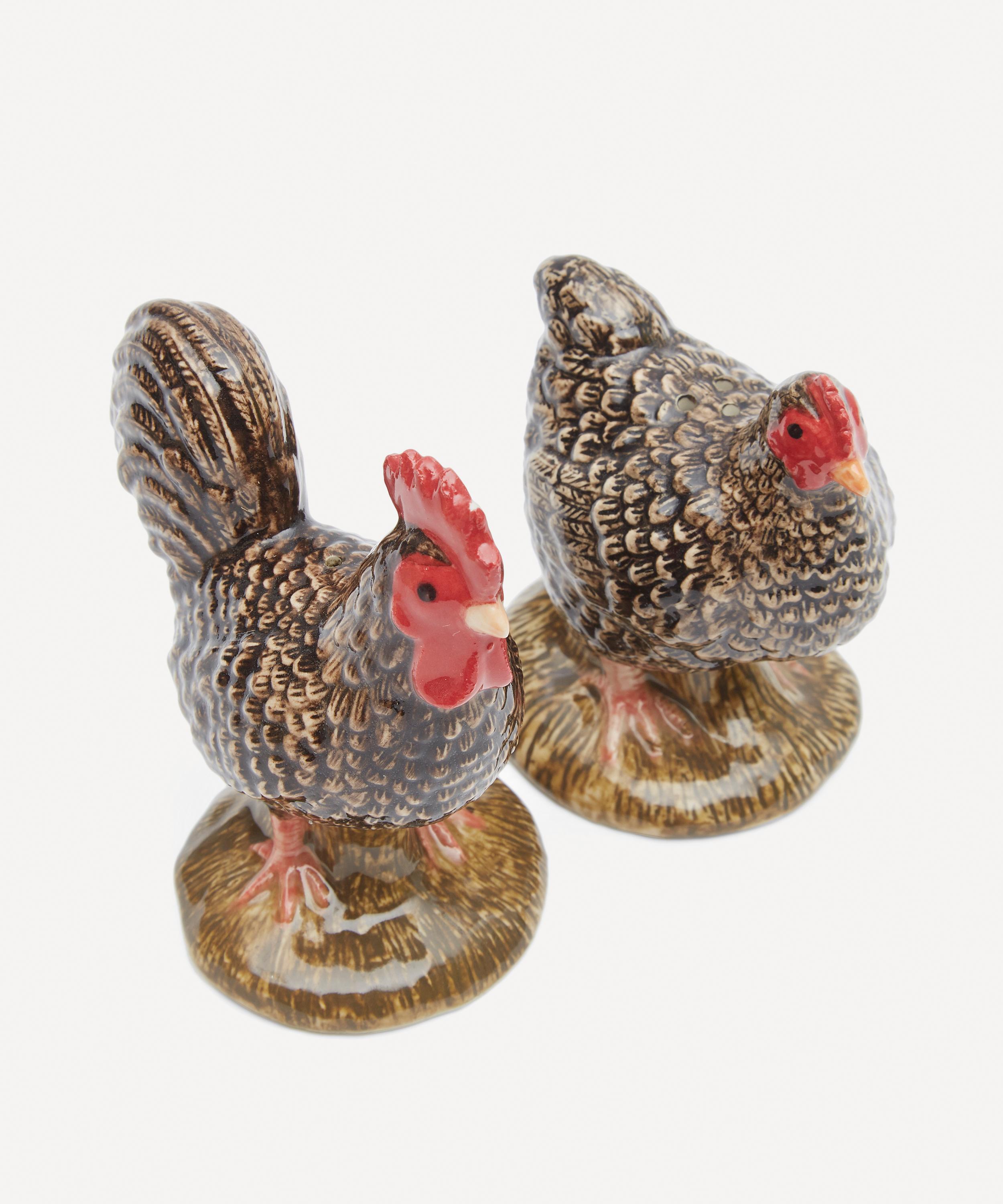 Quail - Maran Hen and Cockerel Salt and Pepper Shakers image number 1