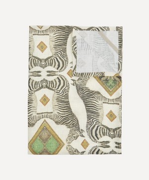 Avenida Home - Wildlife Zebra 70x50cm Linen Tea Towel image number 1