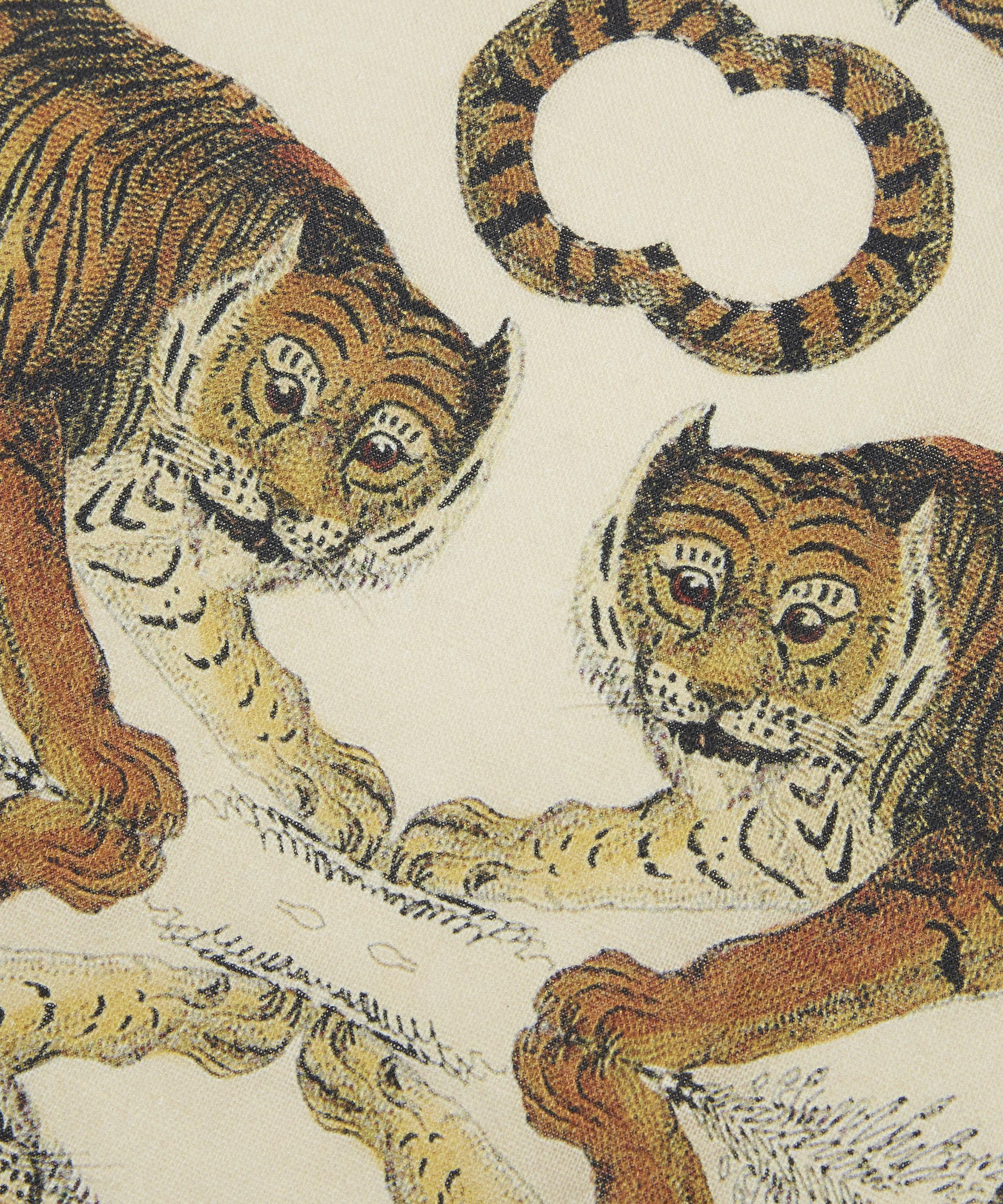 Avenida Home - Wildlife Tiger 70x50cm Linen Tea Towel image number 2