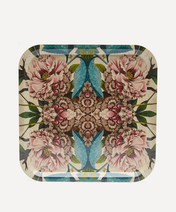 Avenida Home - Peonies Square Tray image number 0