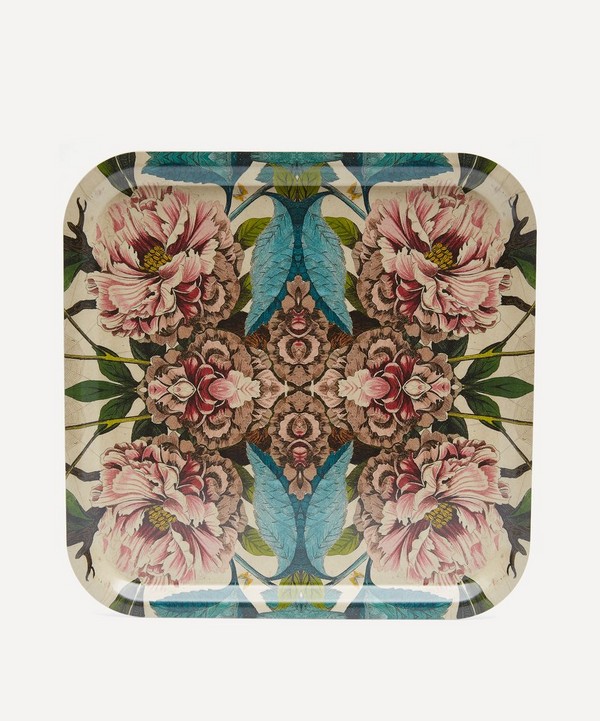 Avenida Home - Peonies Square Tray image number null