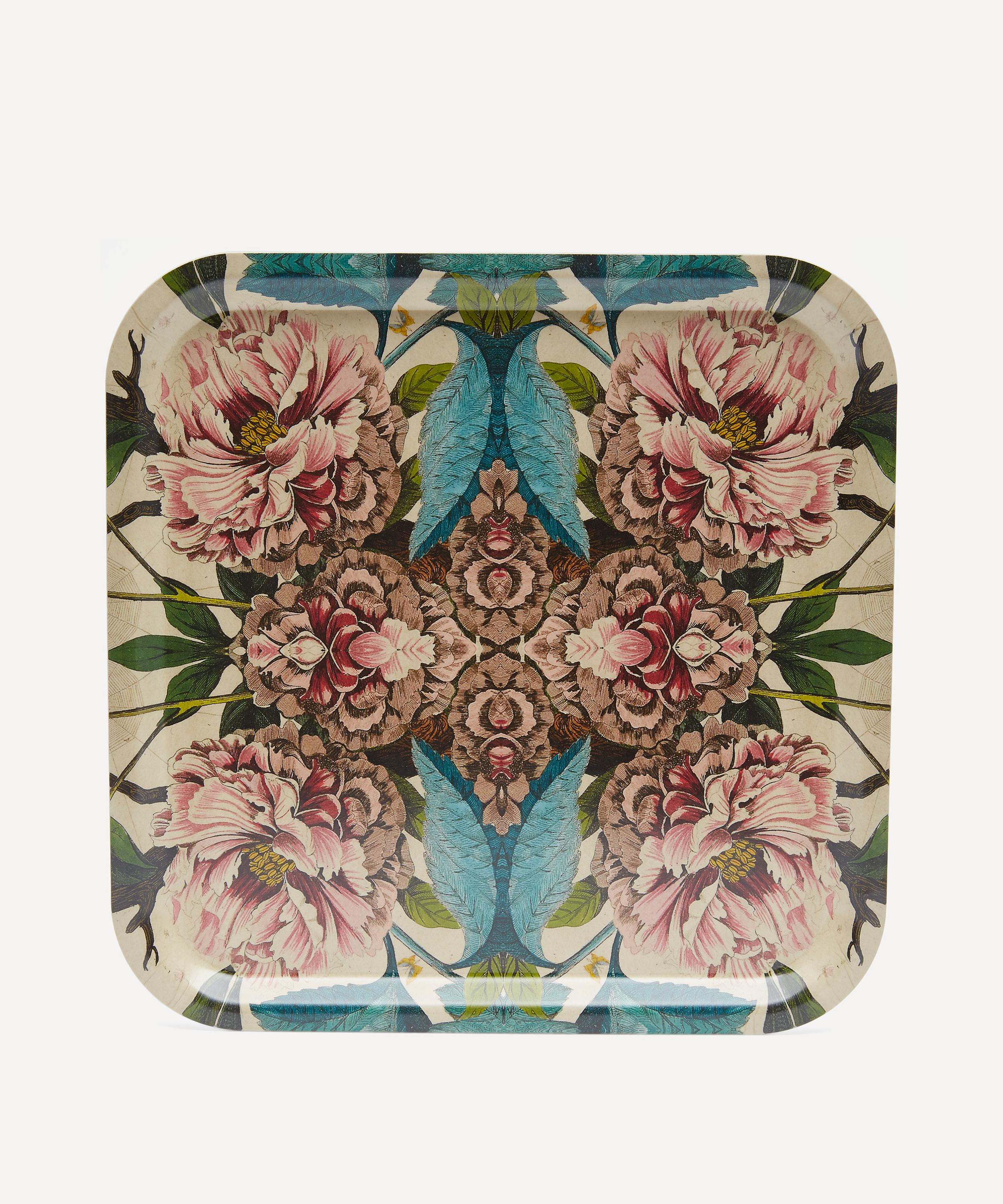 Avenida Home - Peonies Square Tray