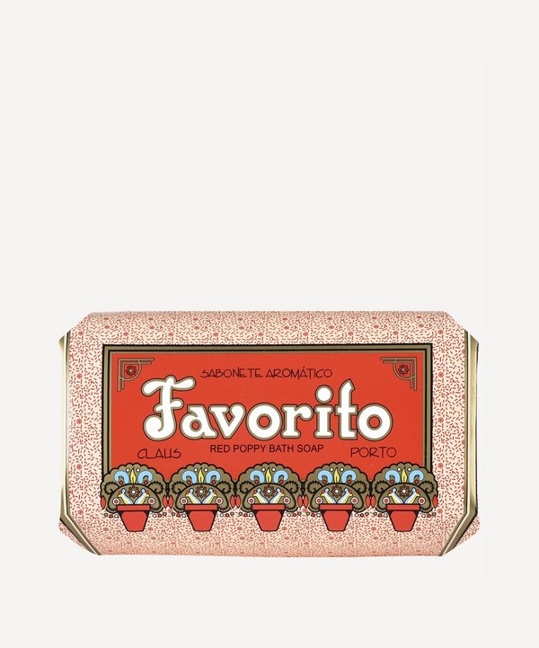 Claus Porto - Favorito Red Poppy Bath Soap 350g image number null