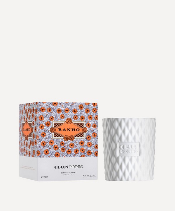 Claus Porto - Banho Lemon Verbana Scented Candle 270g image number null