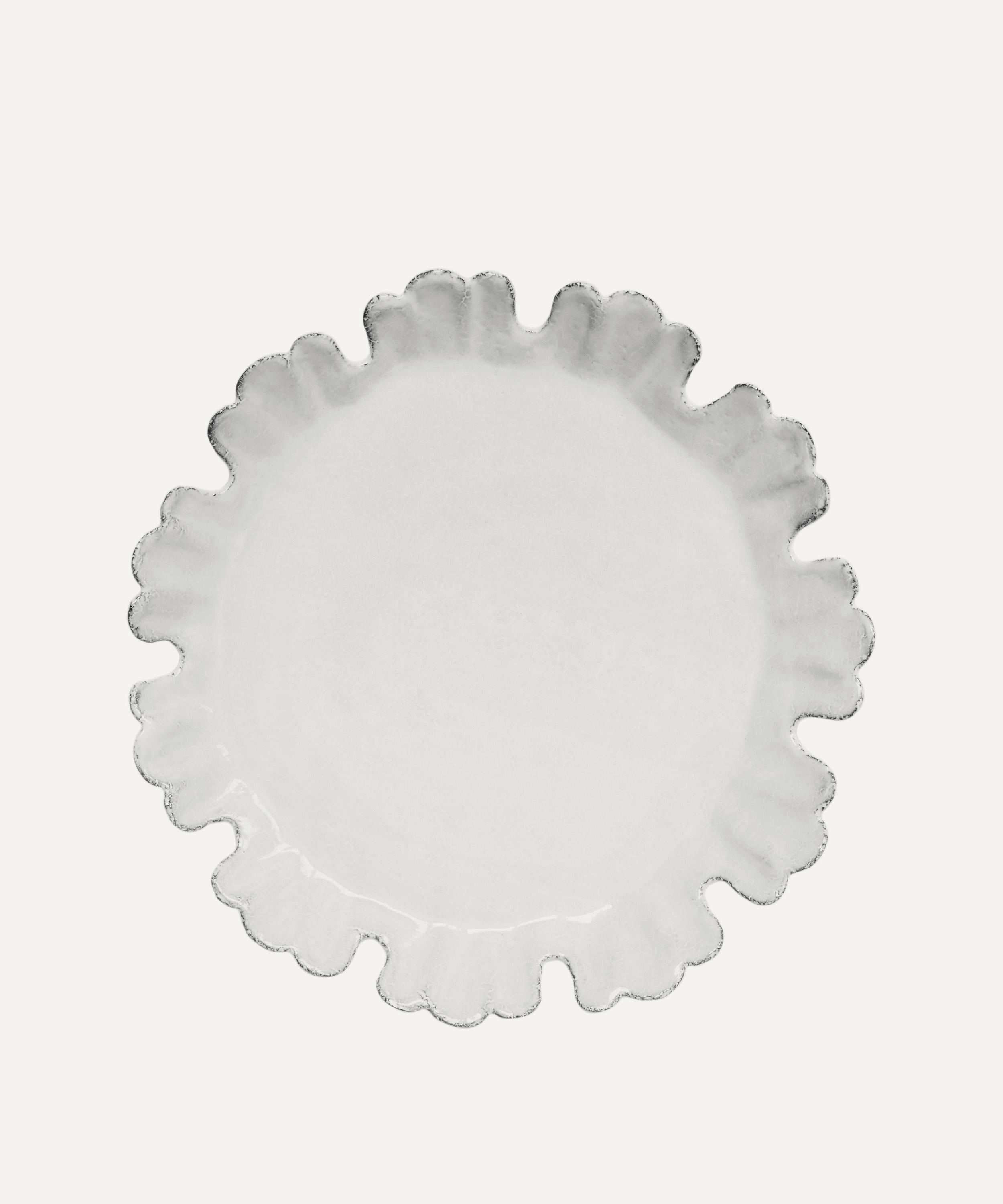 Astier de Villatte - Chou Dinner Plate with Eleven Petals image number 0