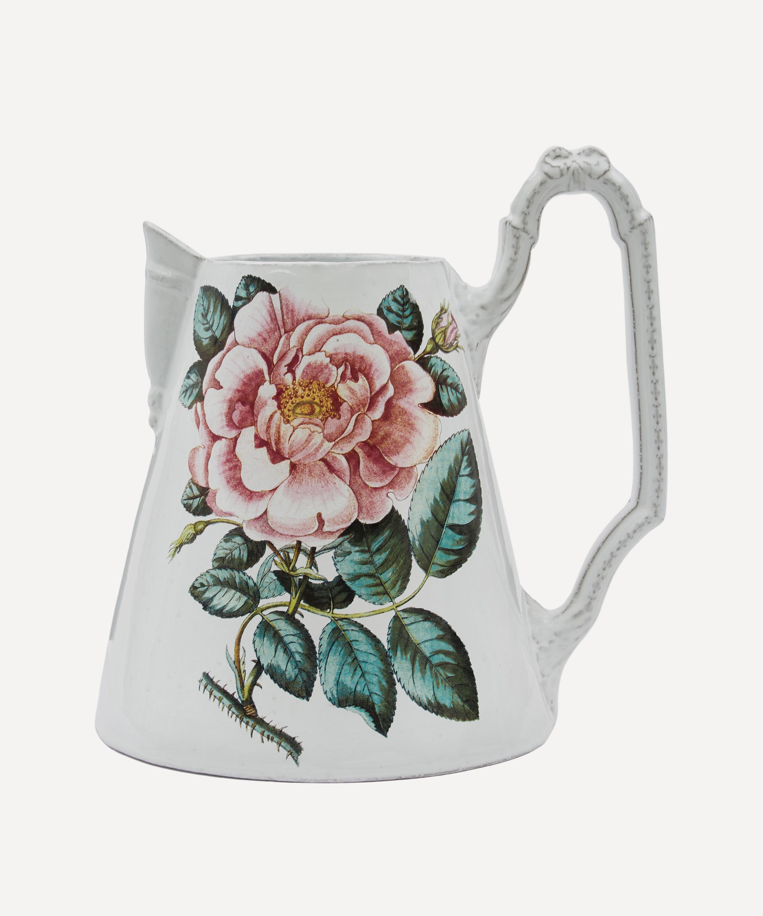 Astier de Villatte - Painted Rose Pitcher image number 0